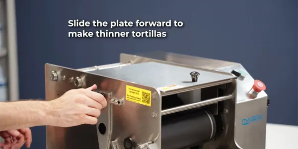 Adjusting the Tortilla Thickness - Video