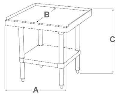 TMES-24 Equipment Stand drawing